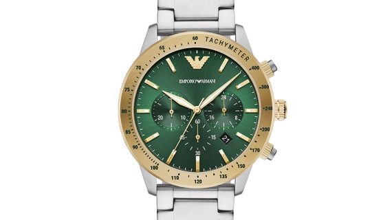 Men Mario Silver Watch