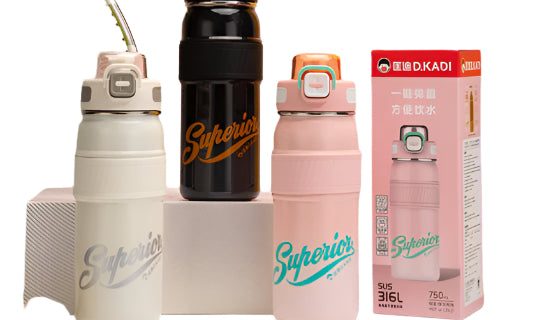 D.kadi 7087 Vaccum Bottle 750ml - Pink