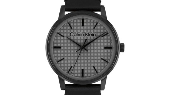 Men Ck Linked Cool Grey Watch