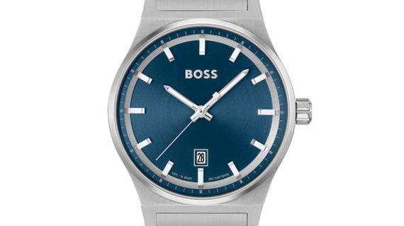 Cando Men Blue Quartz/Analog Watch