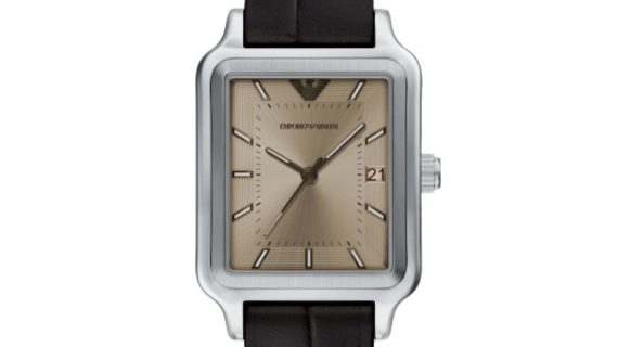 Men Brown Leather Watch