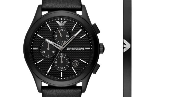 Men Paolo Black 42mm Watch