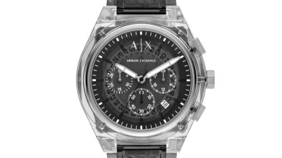 Men Sync Clear 44mm Watch