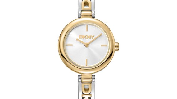 Women Logo Two Tone Watch