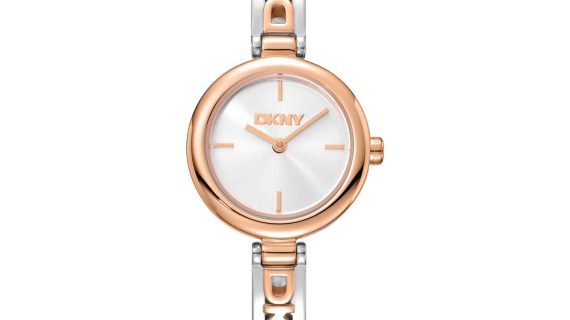 Women Logo Two Tone Watch