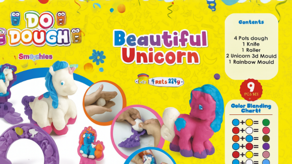 DO DOUGH Unicorn 9-Pcs Set