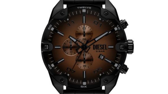 Men Spiked Black Watch