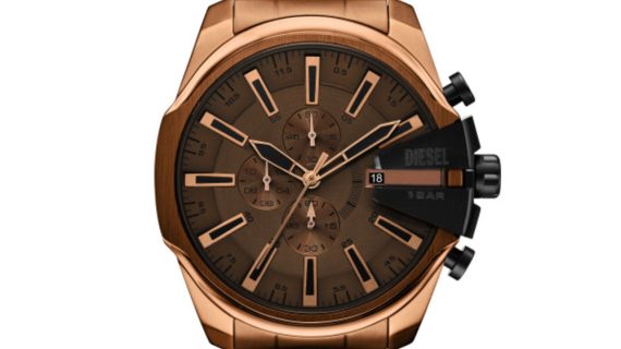 Men Mega Chief Slim Brown Watch