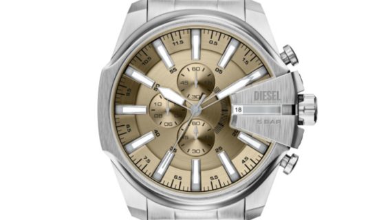 Men Mega Chief Slim Silver Watch