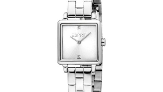 Women Square Silver Watch