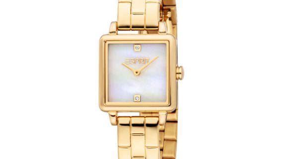 Women Square Golden Watch