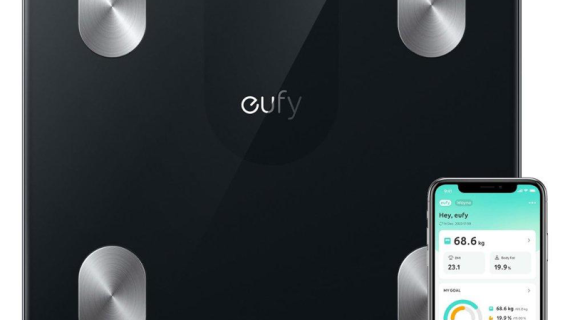 Eufy T9120K11, Smart Scale A1 with Bluetooth, Wireless Digital Scale - Black