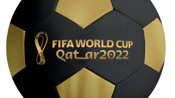 FIFA V00014 World Cup Football Victory, Size 5 - Black/Gold