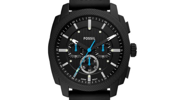 Men Machine Black 44mm Watch
