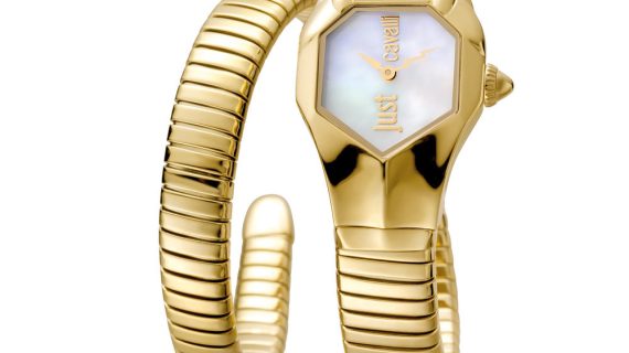 Women Just Glam Golden Watch