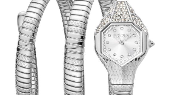 Women Just Glam Evo7 Silver Watch