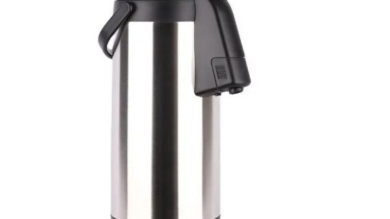 KKF, 5L Premium Stainless Steel Vacuum Jug with Double Pump Airpot, 12–24 Hour Thermal Insulation