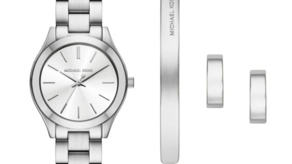Women Slim Runway Silver Watch