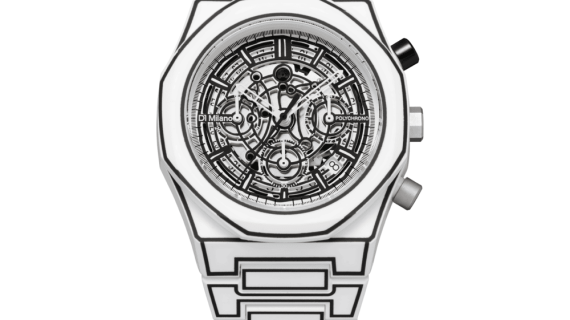 Unisex White Sketch Watch