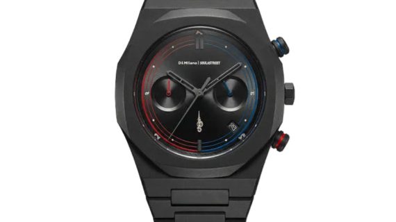 Men Polychrono Black Watch