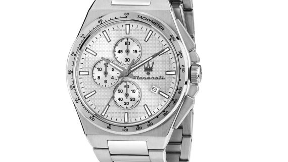 Men Velocita' Slim Silver Watch