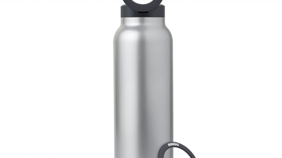 Ringo Water Bottle Steel 32 OZ - SCREW LID 946 ml - Silver