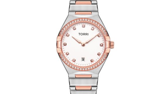 Women Manuel Two Tone Watch