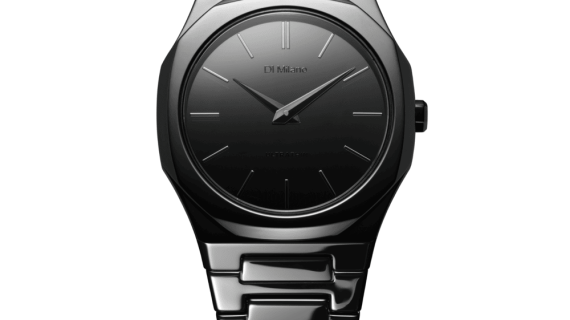 Unisex Black Mirror Watch