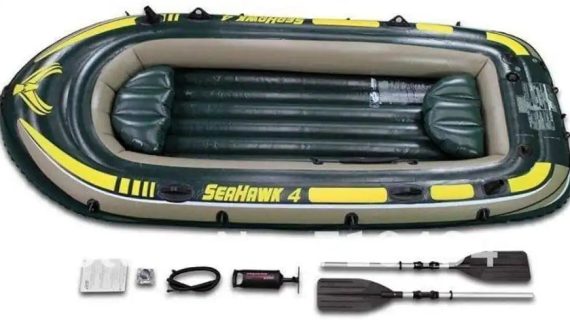 INTEX The Seahawk 4 Boat Set (68351NP)